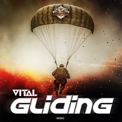 Gliding album by Vital - Drum and Bass Cover Art