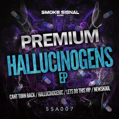 HallucinogensEP album by Premium - Drum and Bass Cover Art