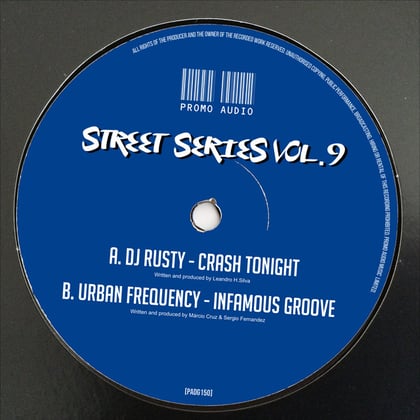 Street Series VOL.9 album by DJ Rusty & Urban Frequency - Drum and Bass Cover Art
