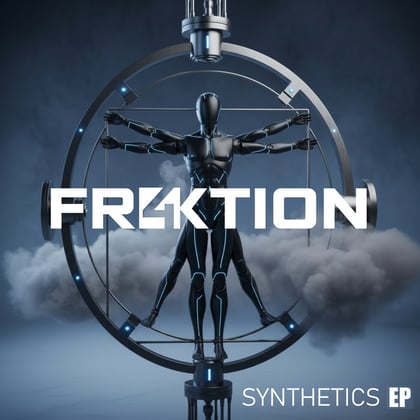 Synthetics album by Fr4ktion - Drum and Bass Cover Art