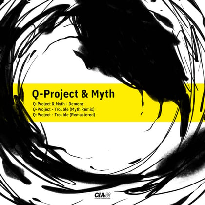 Demonz album by Q Project & Myth - Drum and Bass Cover Art