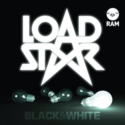 Black & White album by Loadstar - Drum and Bass Cover Art
