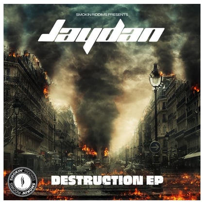 Destruction EP album by Jaydan - Drum and Bass Cover Art