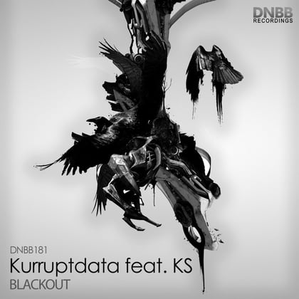 Blackout album by Kurruptdata - Drum and Bass Cover Art