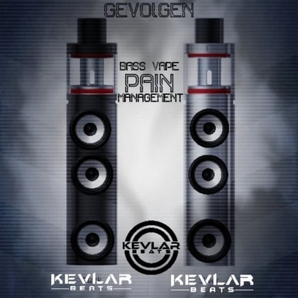 Bass Vape / Pain Management album by Gevolgen - Drum and Bass Cover Art