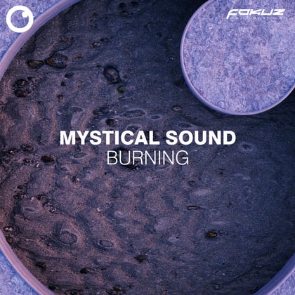 Burning album by Mystical Sound - Drum and Bass Cover Art