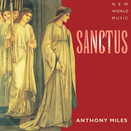 Sanctus album by Anthony Miles - Drum and Bass Cover Art