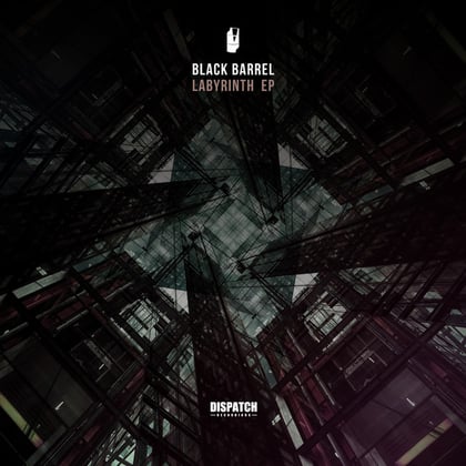 Labyrinth EP album by Black Barrel - Drum and Bass Cover Art