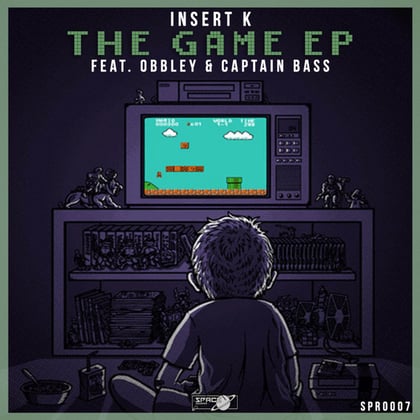 The Game album by Insert K, Obbley & Captain Bass - Drum and Bass Cover Art