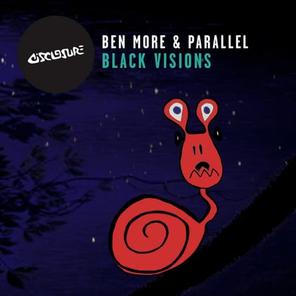 Black Visions album by Ben More & Parallel - Drum and Bass Cover Art