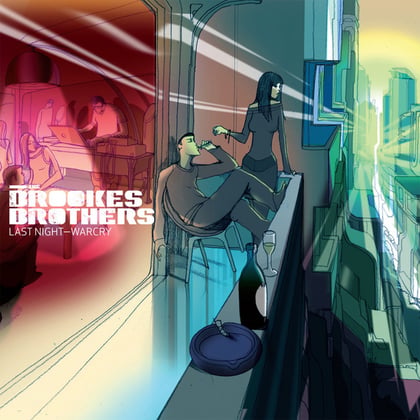 Last Night / Warcry album by Brookes Brothers - Drum and Bass Cover Art