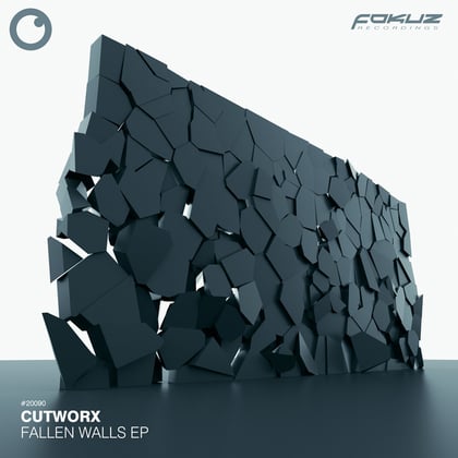 Fallen Walls EP album by Cutworx & Safire - Drum and Bass Cover Art