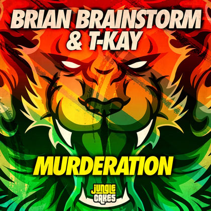 Murderation album by Brian Brainstorm - Drum and Bass Cover Art