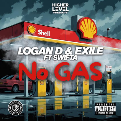 No Gas album by Swifta, Logan D & Exile - Drum and Bass Cover Art