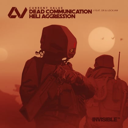 Dead Communication / Heli Aggression album by Current Value - Drum and Bass Cover Art