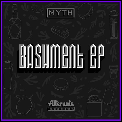 Bashment EP album by Myth - Drum and Bass Cover Art