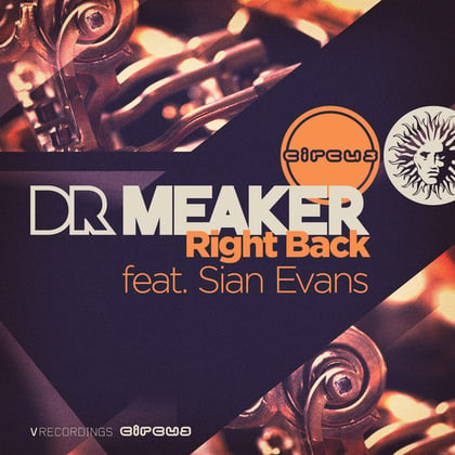 Right Back album by Dr Meaker - Drum and Bass Cover Art