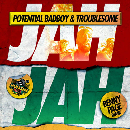 Jah Jah album by Potential Badboy - Drum and Bass Cover Art