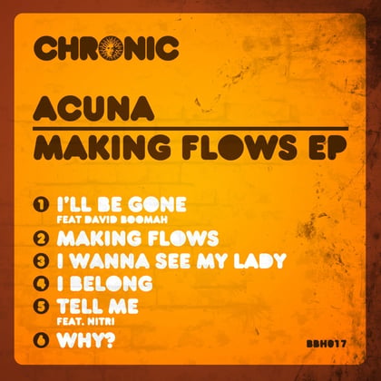 Making Flows album by Acuna - Drum and Bass Cover Art