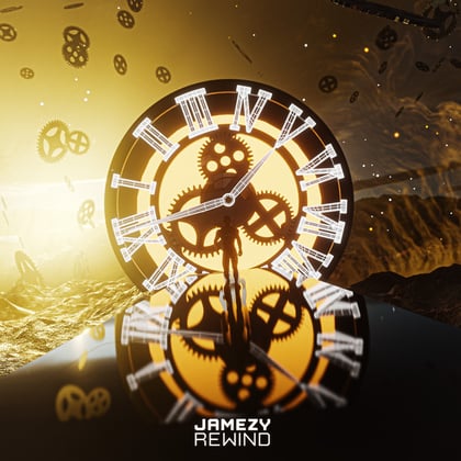 Rewind album by Jamezy - Drum and Bass Cover Art