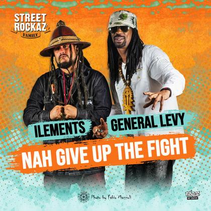 Nah Give Up album by General Levy & Ilements - Drum and Bass Cover Art
