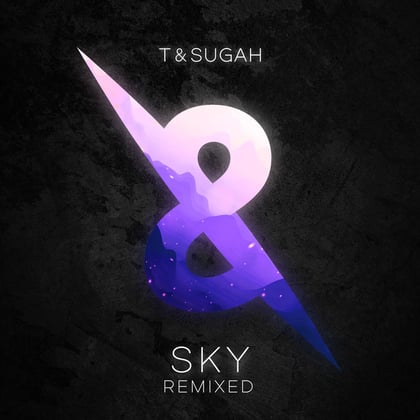 SKY Remixed album by T & Sugah - Drum and Bass Cover Art