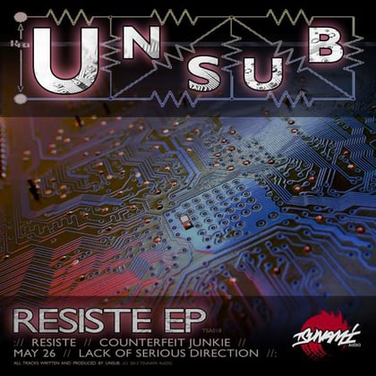 Resiste EP album by UnSub - Drum and Bass Cover Art