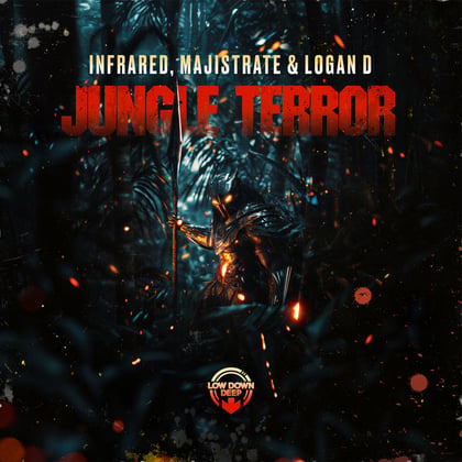 Jungle Terror album by INFRARED, Majistrate & Logan D - Drum and Bass Cover Art