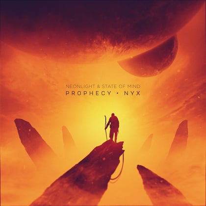 Prophecy & Nyx album by Neonlight & State of Mind - Drum and Bass Cover Art