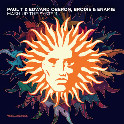 Mash Up The System album by Paul T & Edward Oberon, Brodie & Enamie - Drum and Bass Cover Art