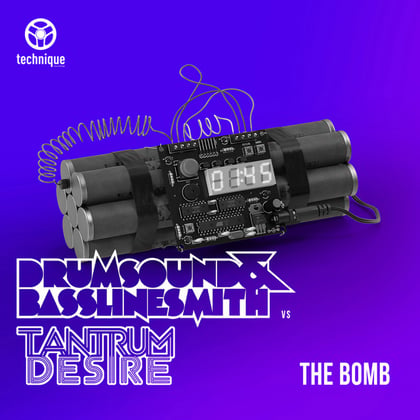 The Bomb album by Drumsound & Bassline Smith & Tantrum Desire - Drum and Bass Cover Art