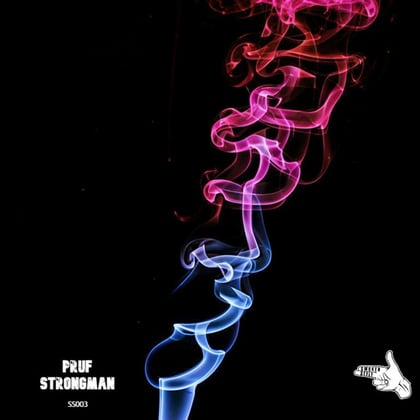 Strongman album by Pruf - Drum and Bass Cover Art