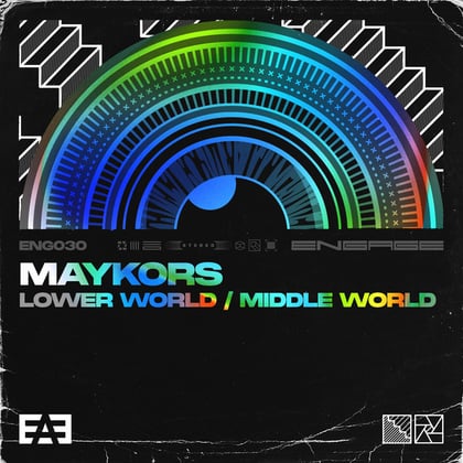 Lower World / Middle World album by Maykors - Drum and Bass Cover Art
