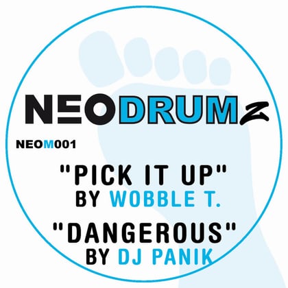 Neodrumz 01 album by DJ Panik - Drum and Bass Cover Art