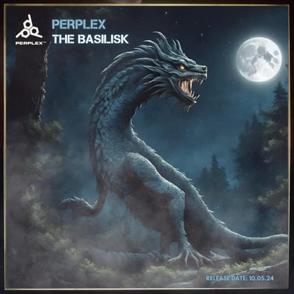The Basilisk album by Perplex (DNB) - Drum and Bass Cover Art
