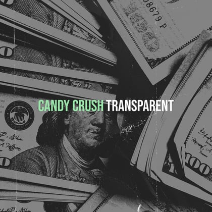Candy Crush album by Transparent - Drum and Bass Cover Art
