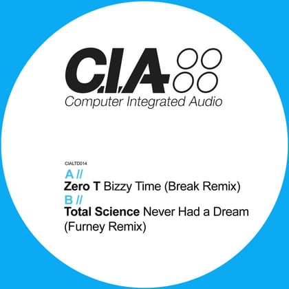 Bizzy Time (Break Remix) / Never Had a Dream (Furney Remix) album by Zero T & Total Science - Drum and Bass Cover Art