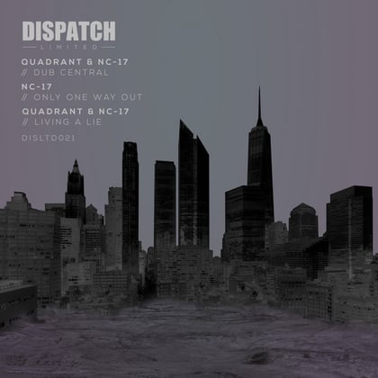 Dub Central album by NC-17 & Quadrant - Drum and Bass Cover Art