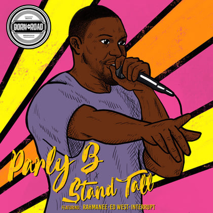 Stand Tall album by Parly B - Drum and Bass Cover Art