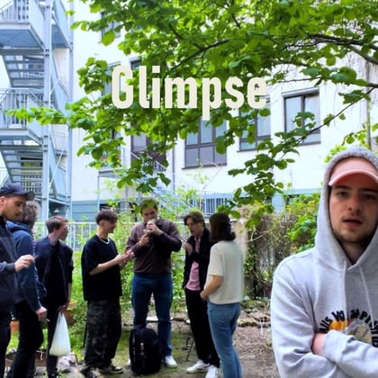 Glimpse album by Luc Allen, Allbin & PLTX - Drum and Bass Cover Art