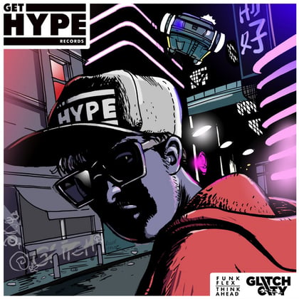 Funk Flex / Think Ahead album by Glitch City - Drum and Bass Cover Art