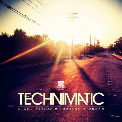 Night Vision / Chasing a Dream album by Monrroe & Technimatic - Drum and Bass Cover Art