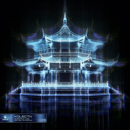 Substructure / Golden Shadows album by Kolectiv - Drum and Bass Cover Art