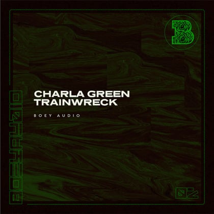 Trainwreck album by Charla Green - Drum and Bass Cover Art