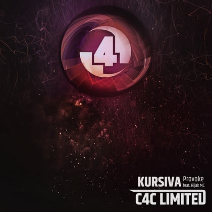 Provoke album by Kursiva - Drum and Bass Cover Art
