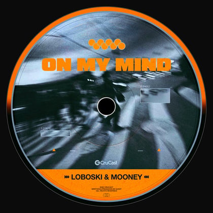 On My Mind album by Loboski & MOONEY - Drum and Bass Cover Art