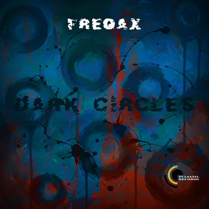 Dark circles album by Freqax - Drum and Bass Cover Art