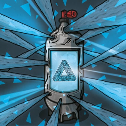 Oxygen album by Moekel - Drum and Bass Cover Art