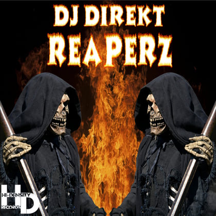 Reaperz album by DJ Direkt - Drum and Bass Cover Art