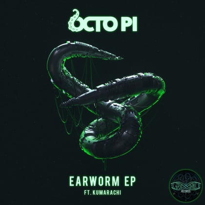 Earworm album by Octo Pi - Drum and Bass Cover Art